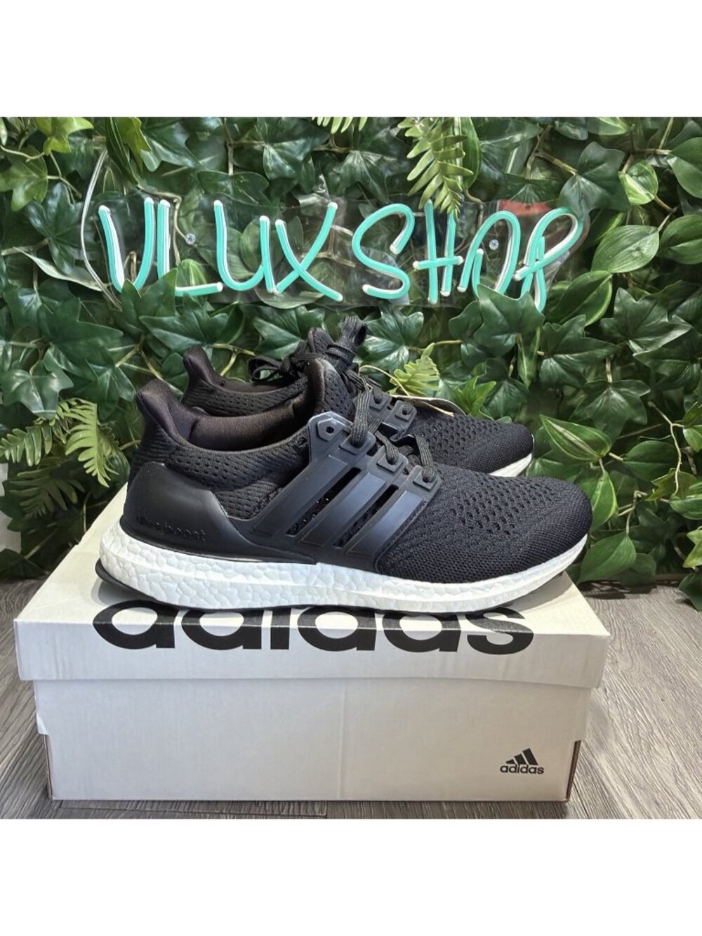 adidas Ultraboost Ultra Boost 1.0 Running  Womens Black Sneakers  Shoes 8.5